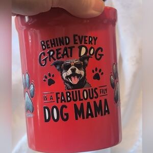 🔮NEW🔮 Fabulous Dog Mama Red Ceramic Mug